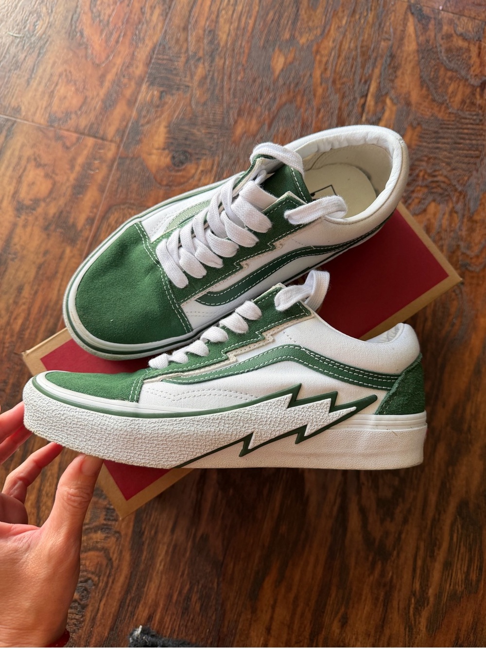 Vans Old Skool Bolt Green White